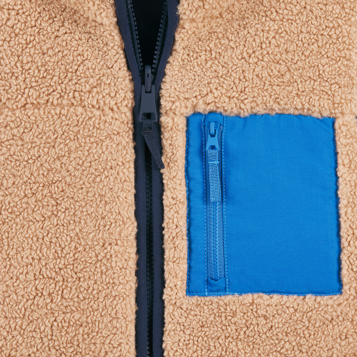 COLEÇÕES LA REDOUTE<br>Jaqueta sherpa reversível sem mangas