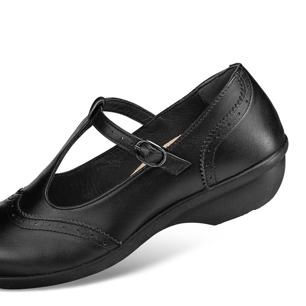 DAMEN - Spangenballerina ODA schwarz