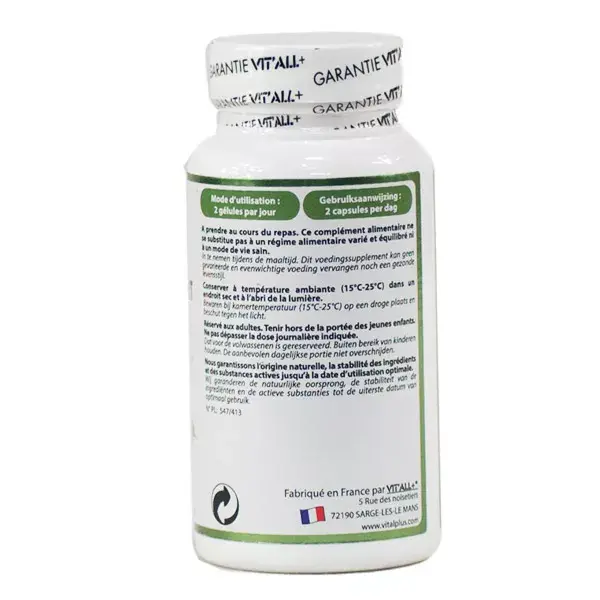 Vit'all+ Café Verde Orgânico 500mg 60 Cápsulas Vegetais