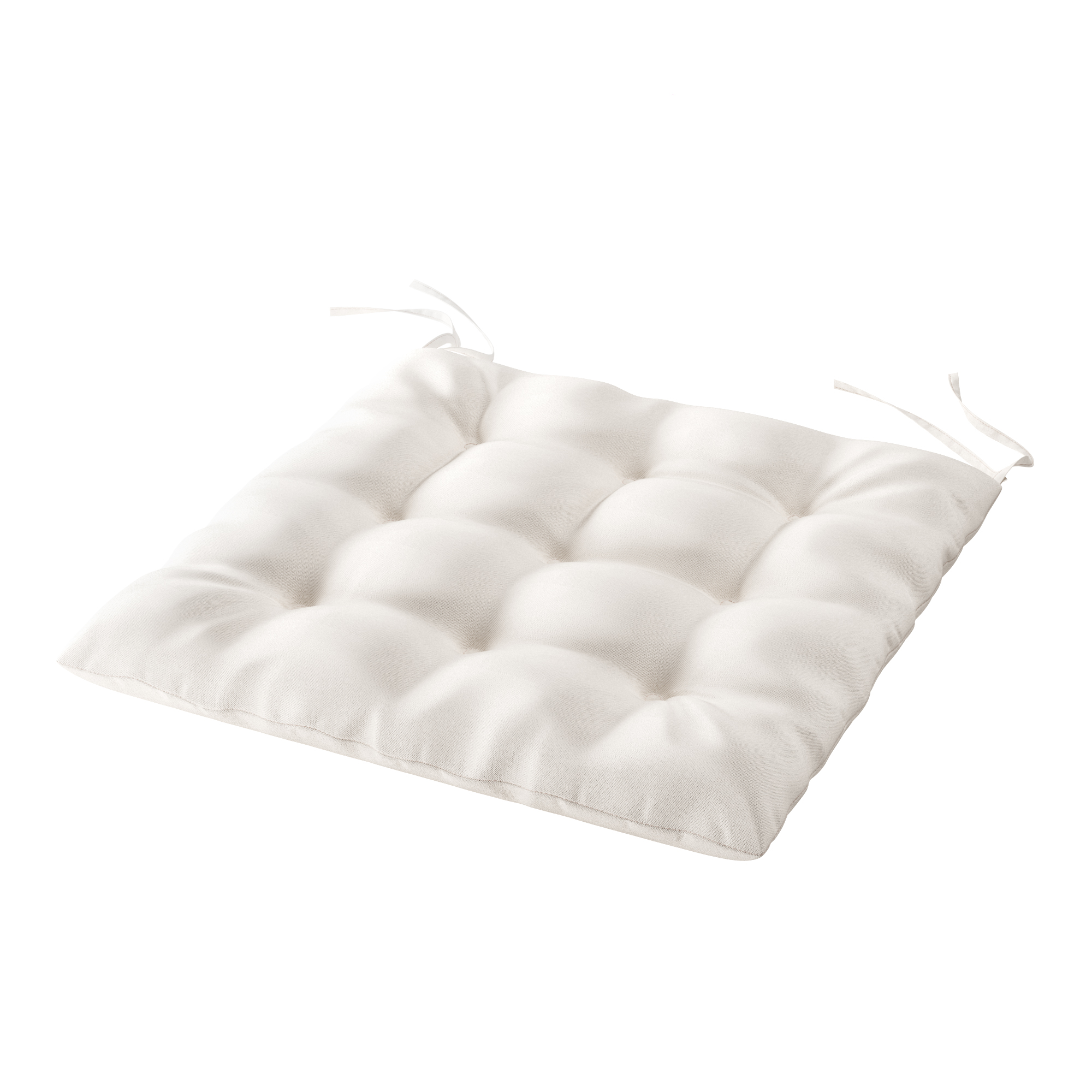 Sitzkissen 40 x 40 cm creme