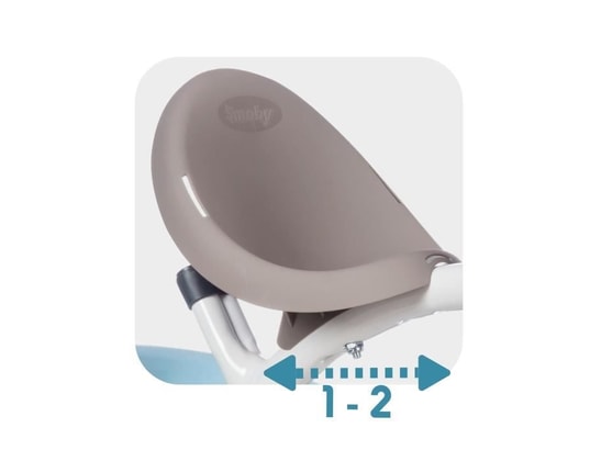SMOBY - Tricycle baby balade plus bleu