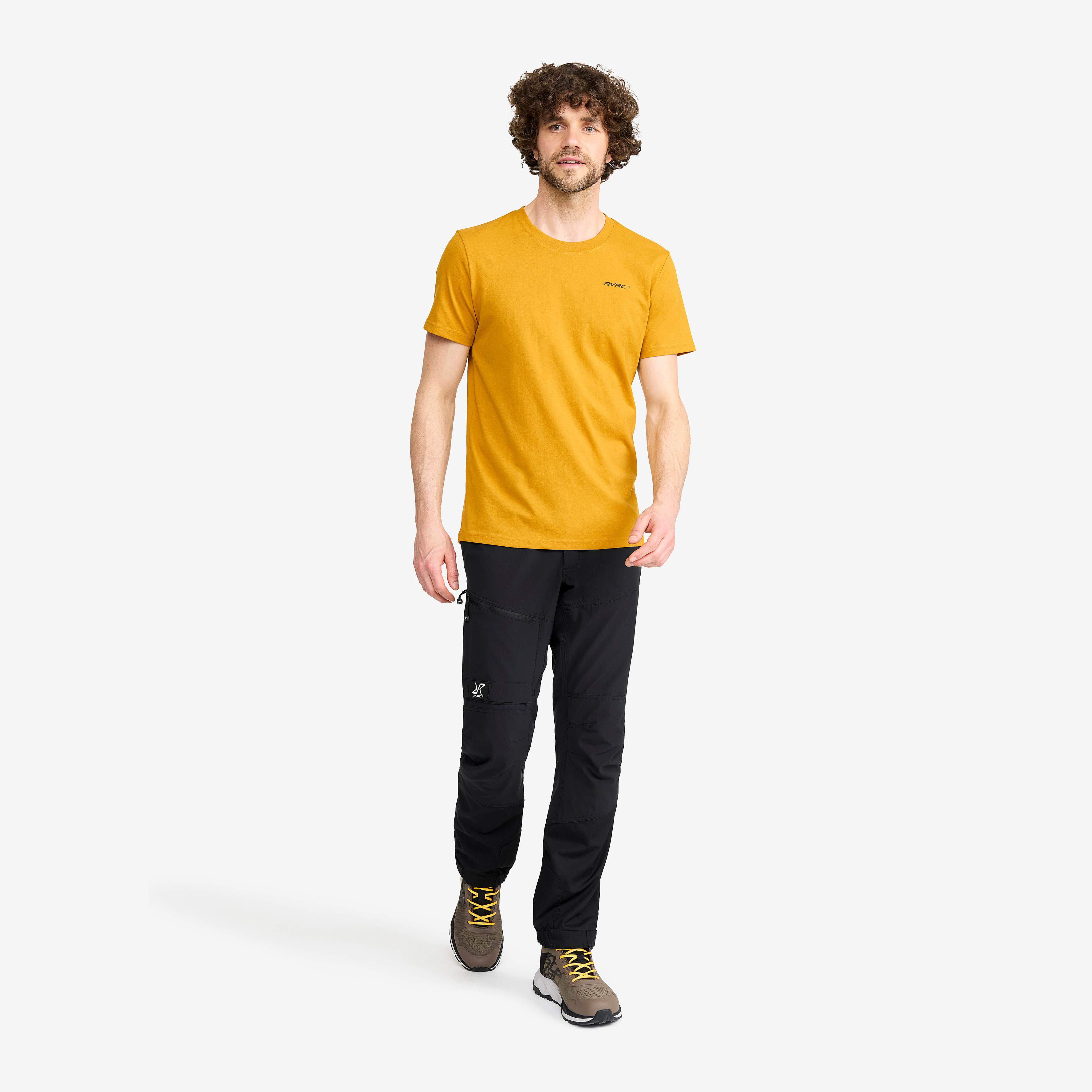Easy T-shirt Slim Fit Herre Harvest Gold