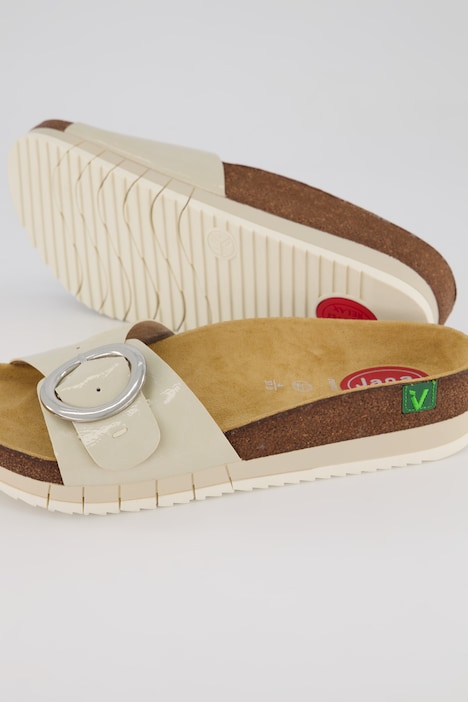 Jana, Pantoletten, Lederoptik, vegan, Komfortweite
