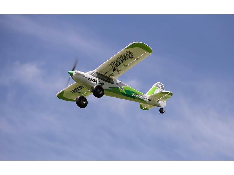 Multiplex Flugzeug Funcub NG RR Grün Motorflugzeug