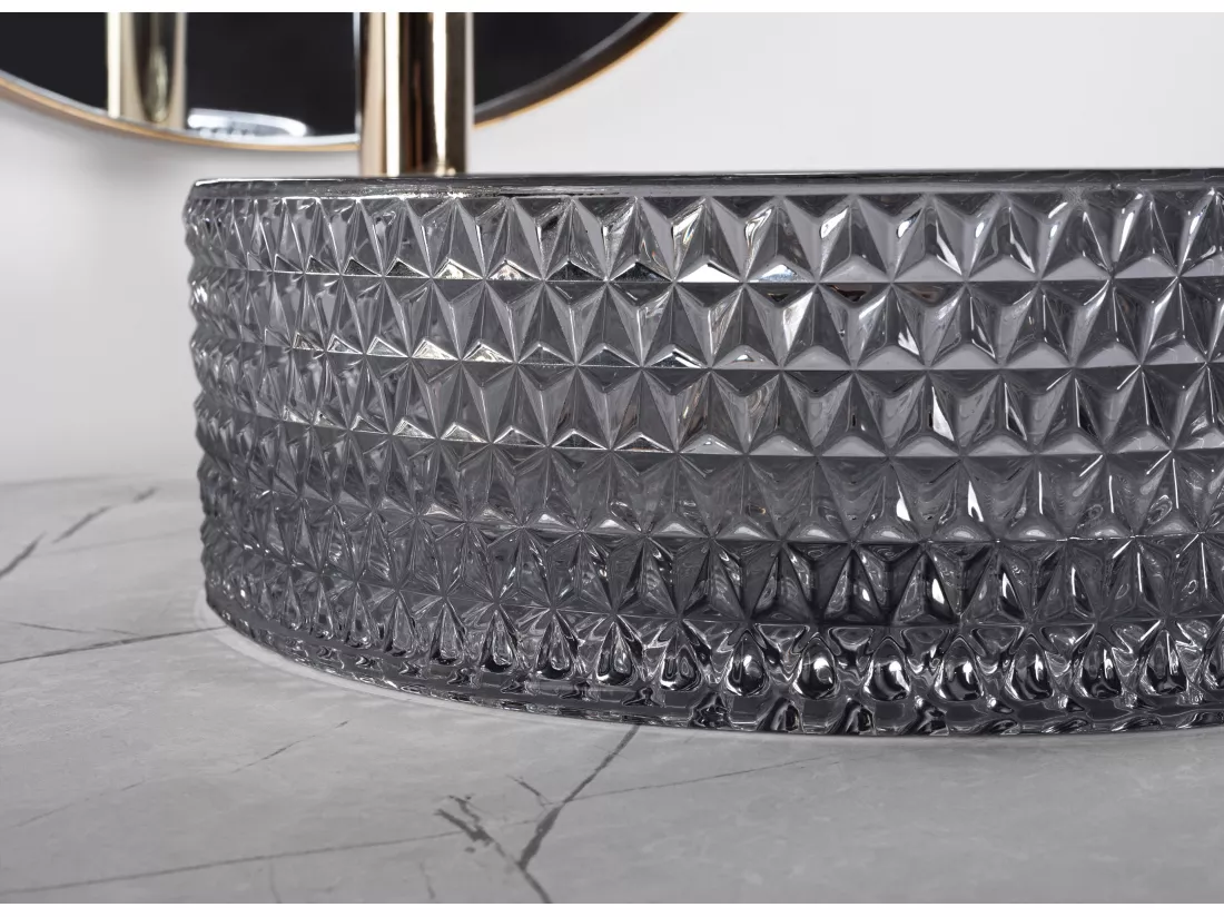 Vasque À Poser Rea Cristal 35 Black