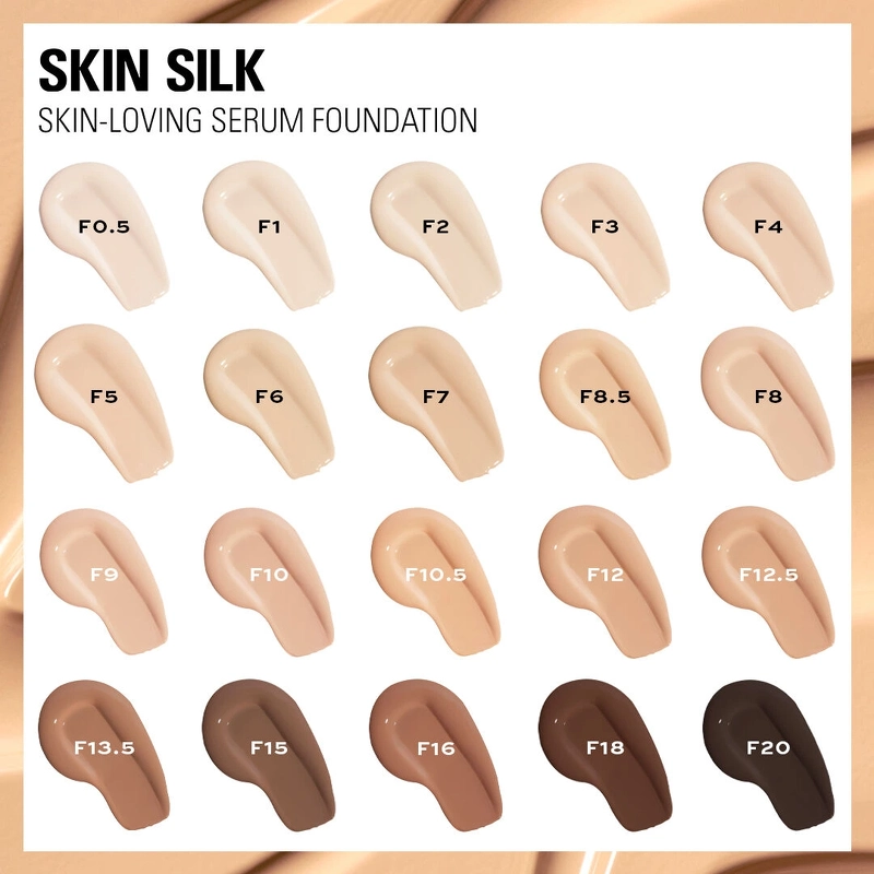 Makeup Revolution Skin Silk Serum Foundation 23 ml - F6