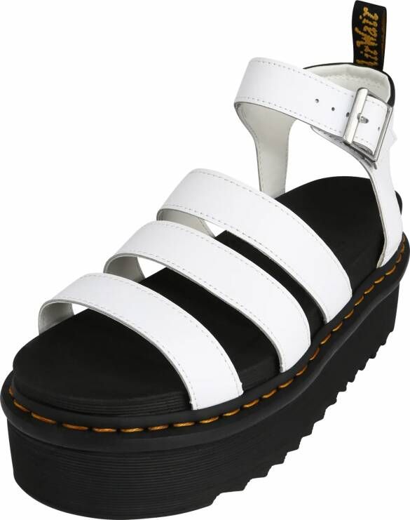 Dr Martens Blaire Softy T Multi Strap Platform Sandals Dr. Martens Wit Dames