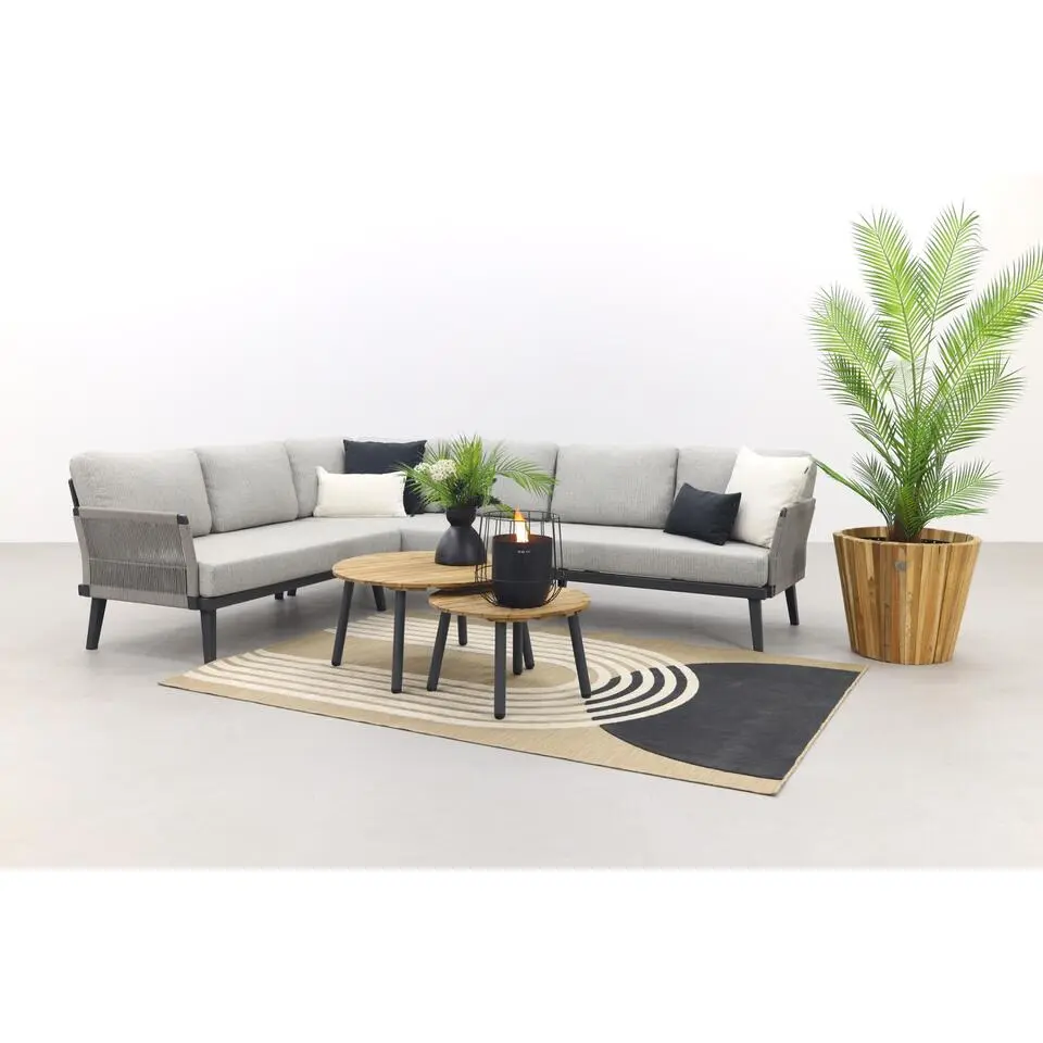 Durban/mindo loungeset - hoekbank - 3-delig