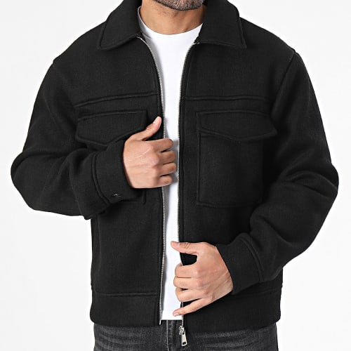 Veste Zippée Noir