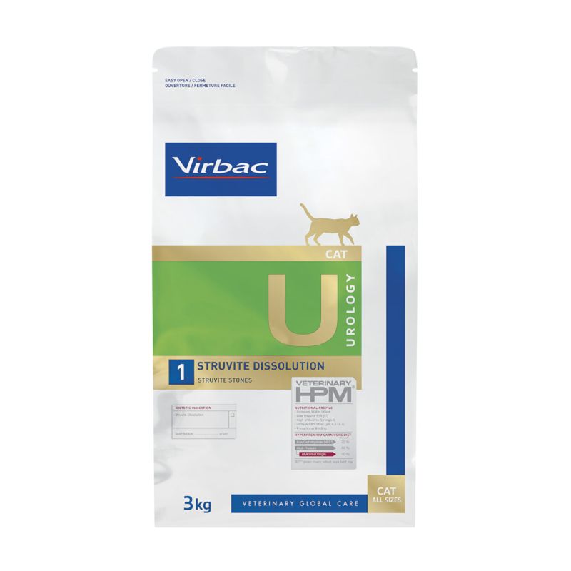 Virbac Veterinary HPM U1 Urology Struvite Dissolution