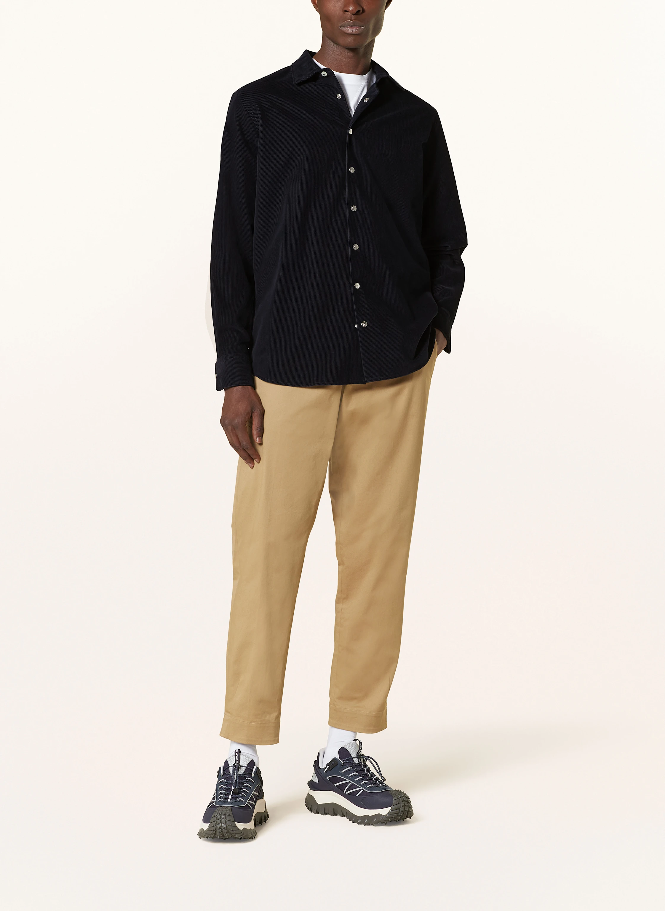 MONCLER Cordhemd Regular Fit