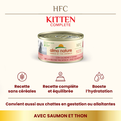 Almo Nature HFC Kitten Lachs&Thunfisch 70g