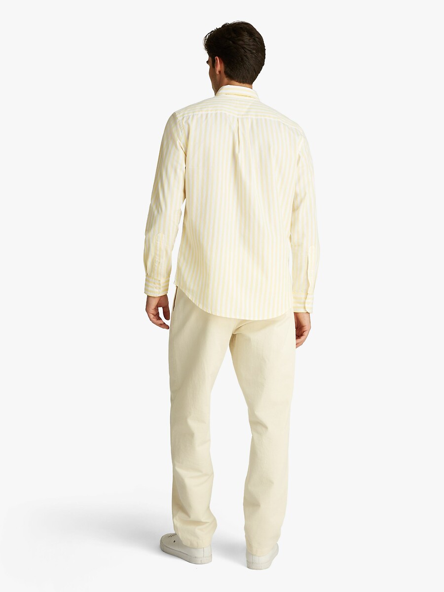 TOMMY HILFIGER<br>Camisa de popeline com listras retas