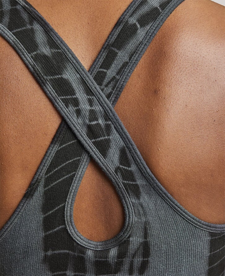 Gai&Lisva Lifa Tie dye Yoga Top Lime stone tie dye