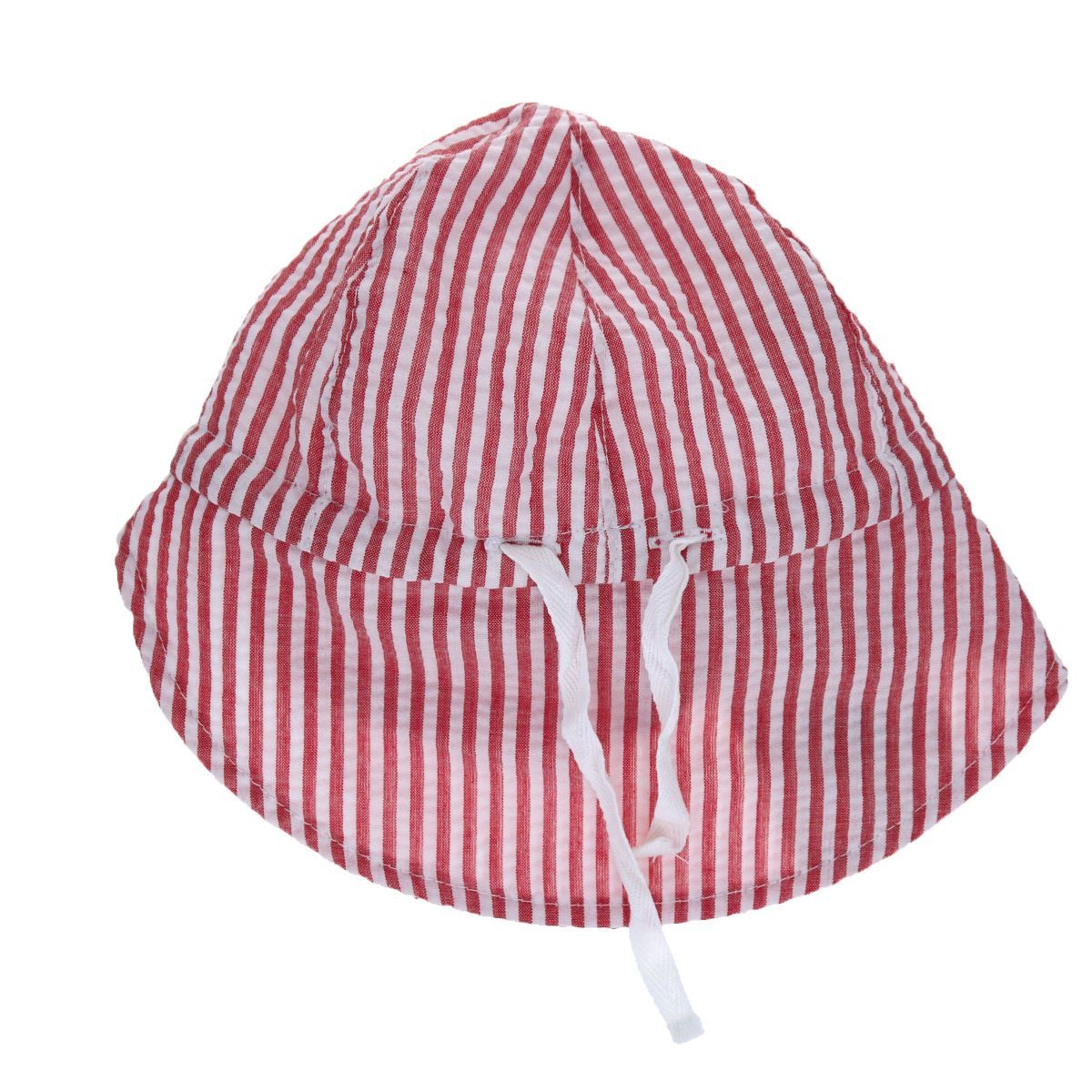 Casquette bébé à rayures rouge