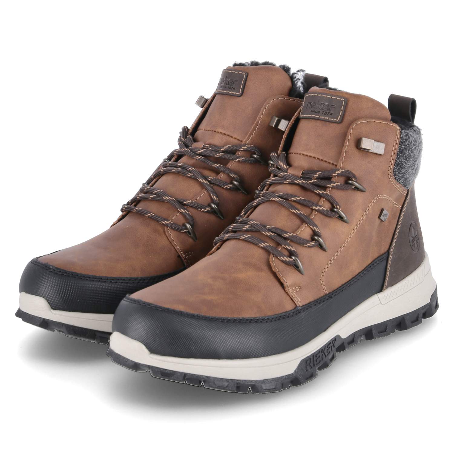 Rieker Winterboots - braun-kombi