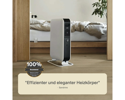 Olieradiator Mill Gentle Air WIFI 42 x 65,6 cm 2000 W wit