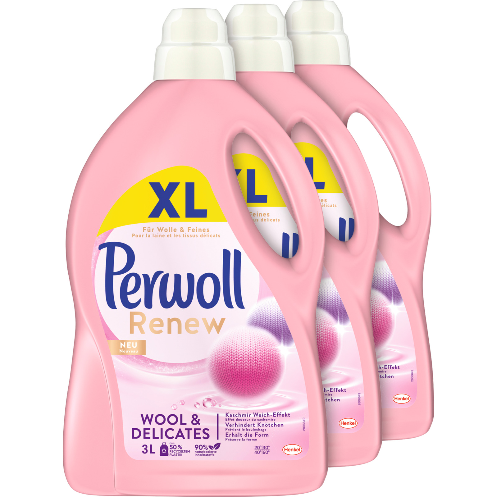 Perwoll Wool & Delicates 3D 3x3l