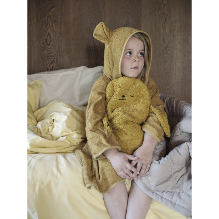 Fabelab Bathrobe - Junior - Bear - Ochre Ochre
