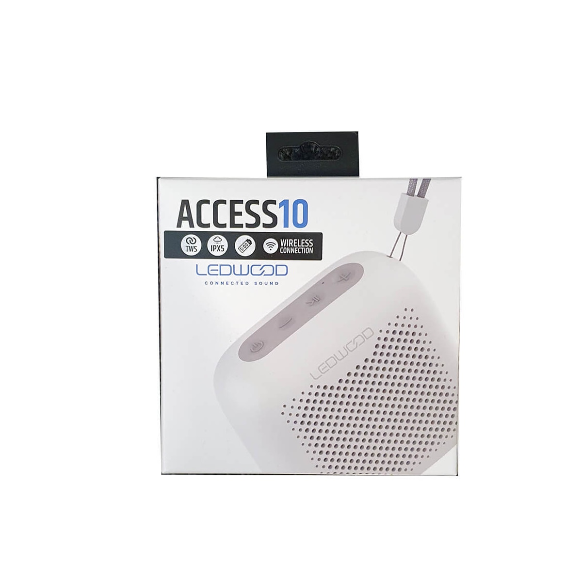 LEDWOOD Høyttaler ACCESS10 IPX5 Hvit