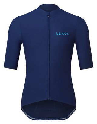Maillot Manches Courtes Le Col Léger Hors Categorie Bleu Navy