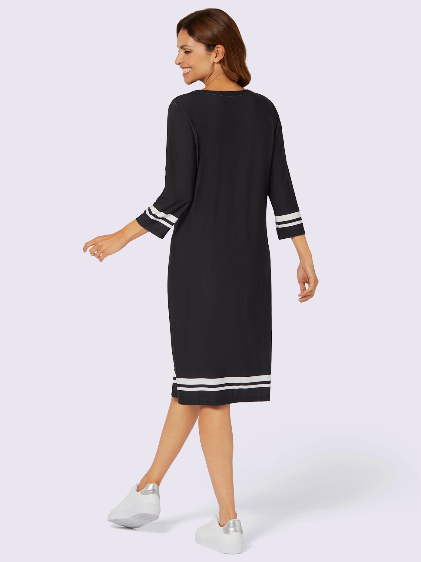 Robe en jersey coupe affinante