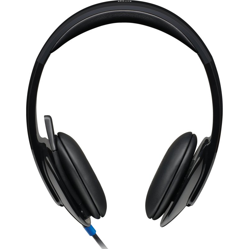 Logitech H540 USB Computer Headset Avec un son haute définition et des commandes sur l'oreillette