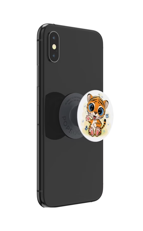 PopGrip Basic Finger Griff Halterung für Smartphones / Tablets (70113) - Happy Cat