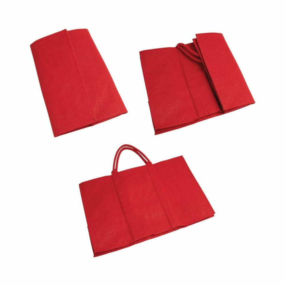 Sac à bûches en jute