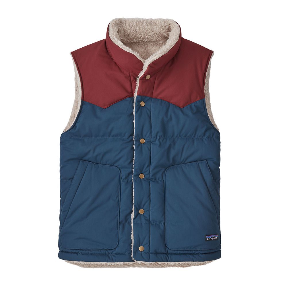Patagonia REVERSIBLE BIVY DOWN - Doudoune Homme tidepool blue