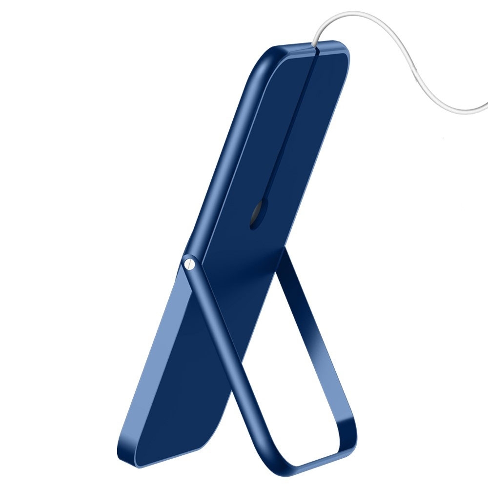 Faltbare MagSafe Charger Qi Wireless Desktop Ladehalterung aus Aluminium - Schwarz