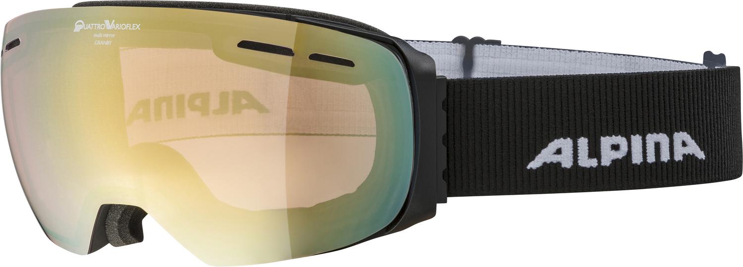 Alpina Granby QV black matt Skibrille 2023/24