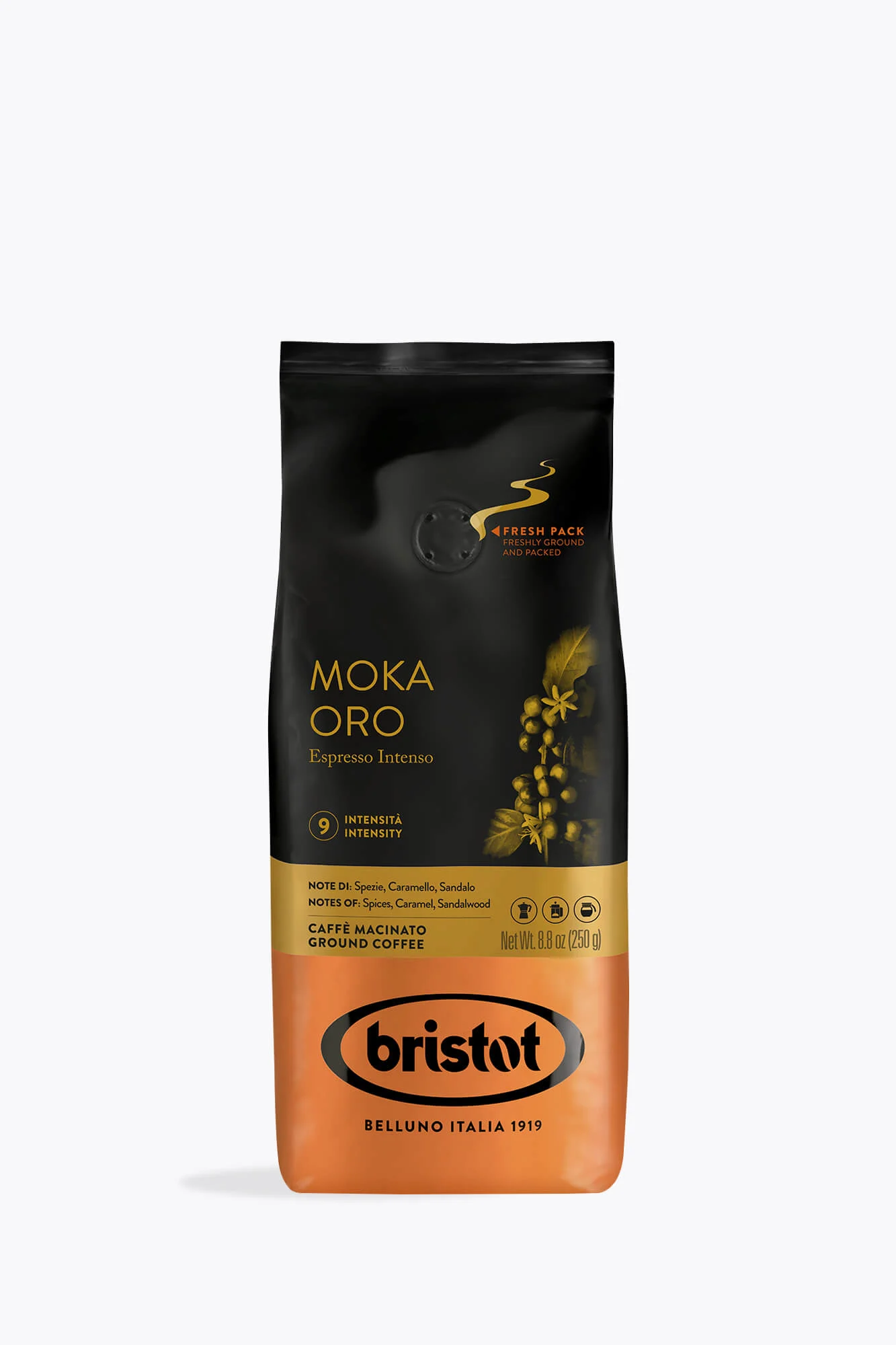 Bristot Moka 250g gemahlen
