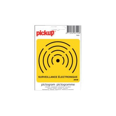 Pickup - Pictogramme - Surveillance éléctronique - 100 x 100 mm