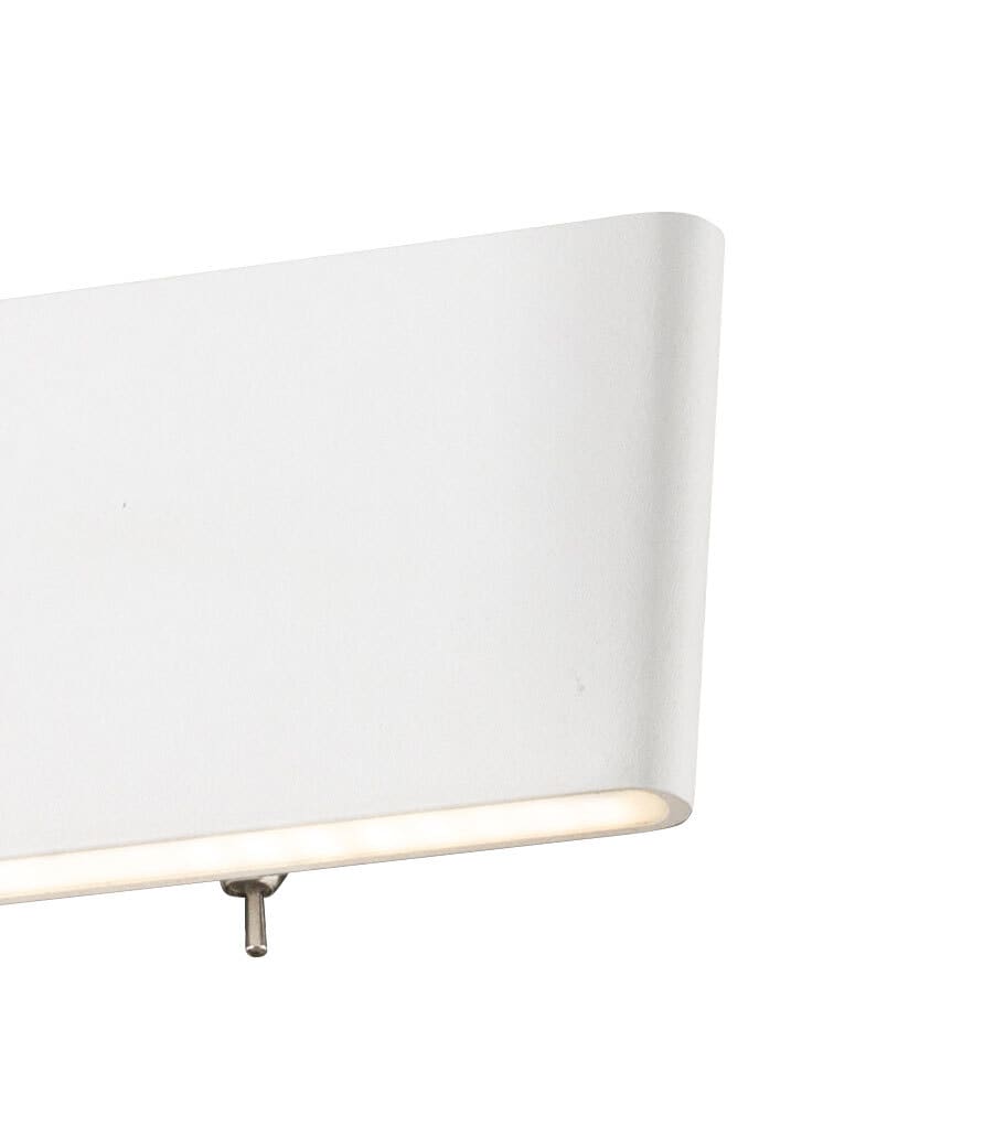 GLOBO LED Wandleuchte SIEGFRIED 22 cm weiß