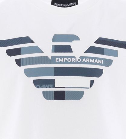 Emporio Armani T-Shirt - Weiß m. Logo