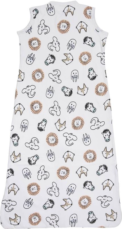 Meyco Baby Animal baby zomerslaapzak - multicolour - 70cm - 0.3 TOG