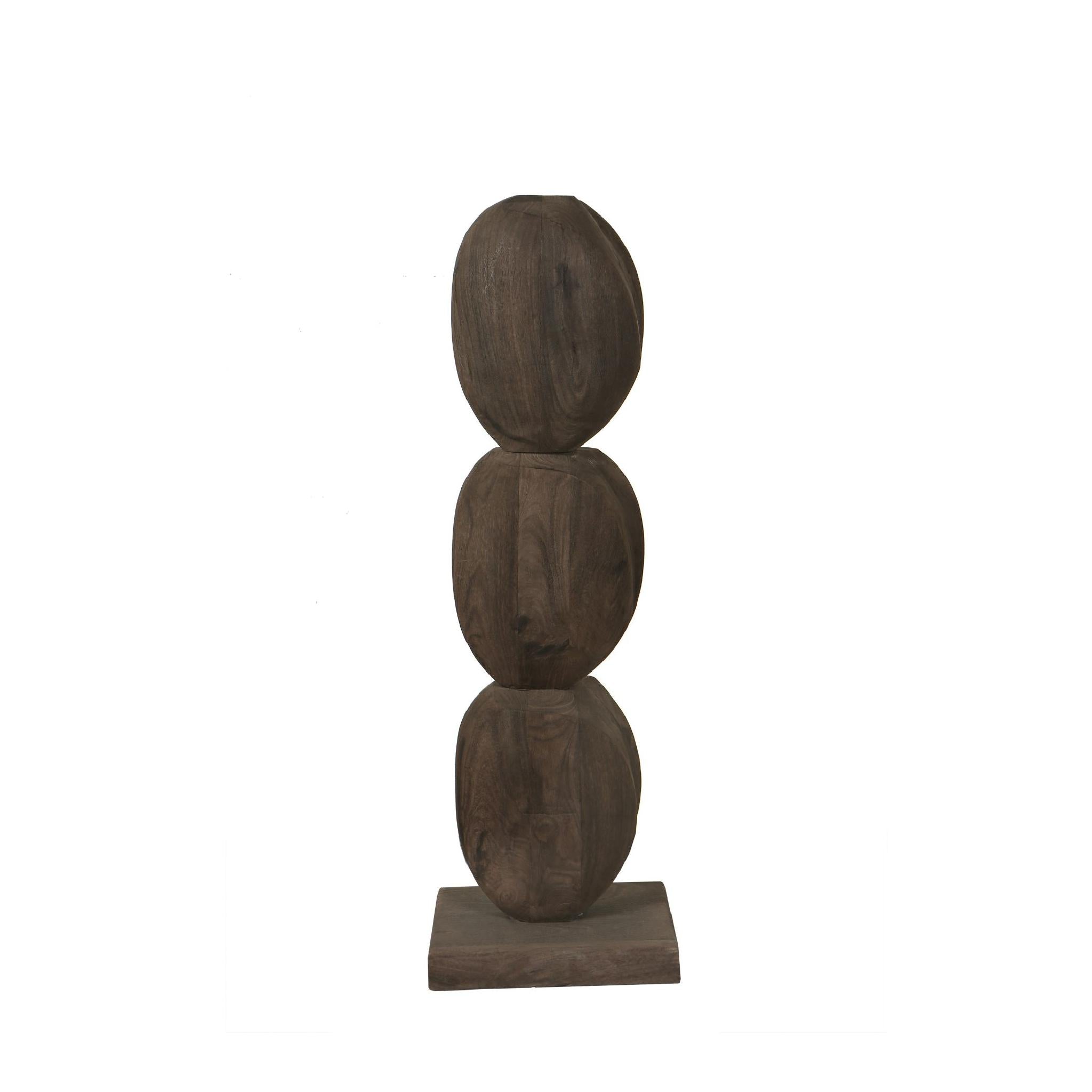 PTMD - Beeld Kodey - Bruin - 25.5x20x80cm