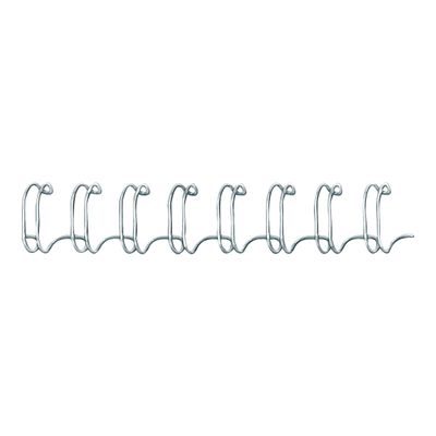 Fellowes - 100 anneaux de reliure en métal - 6 mm - jusqu'à 35 feuilles - argent