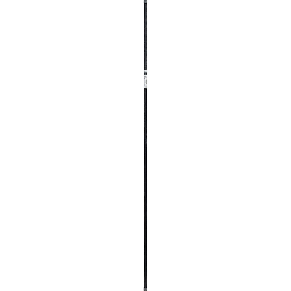 Barre pour tringle à rideaux fer forgé noire 1.80m