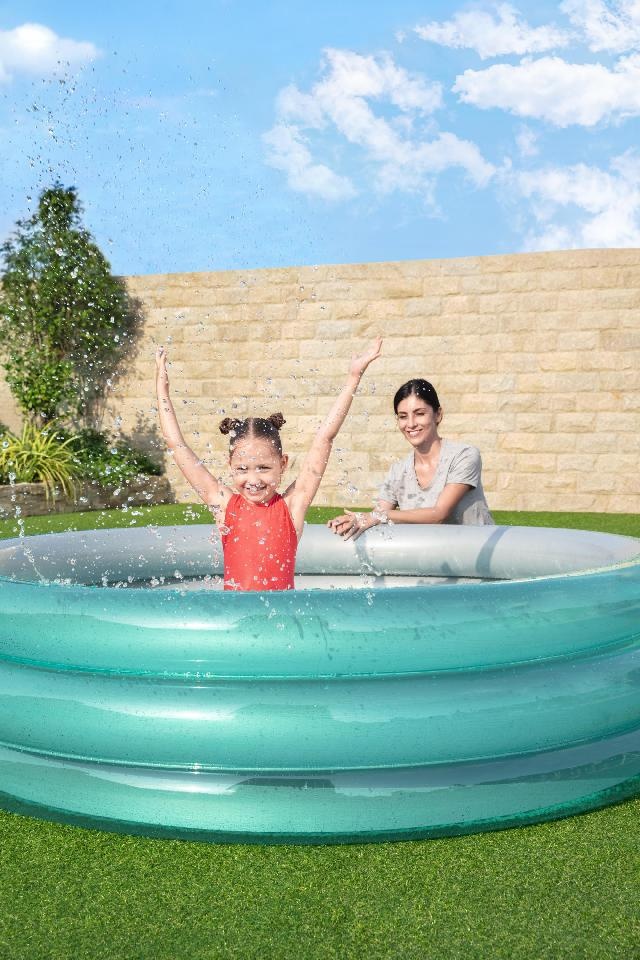 Bestway Kinderbad Rond big metallic 201cm