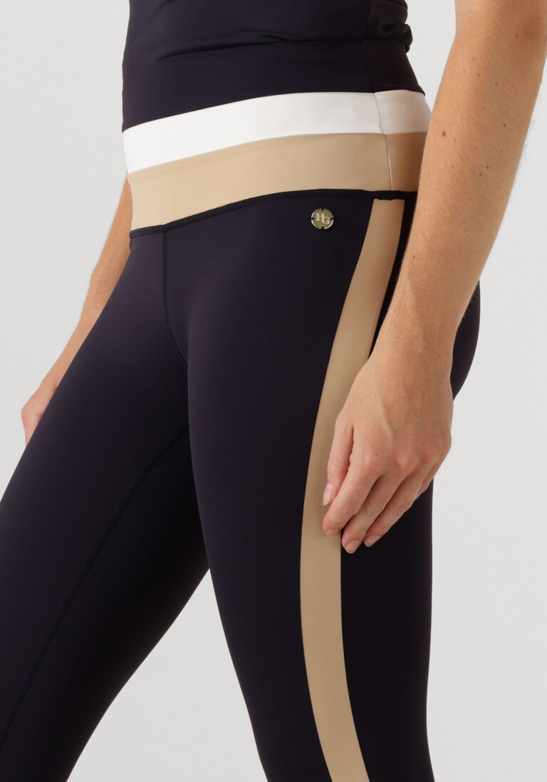blauwe house of gravity broeken stripe leggings