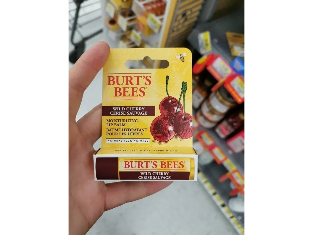 Burt's Bees læbepomade - Wild Cherry Blister (0,15 oz/4,25 g)