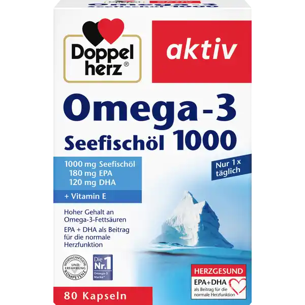 aktiv Omega-3 Seefischöl 1000