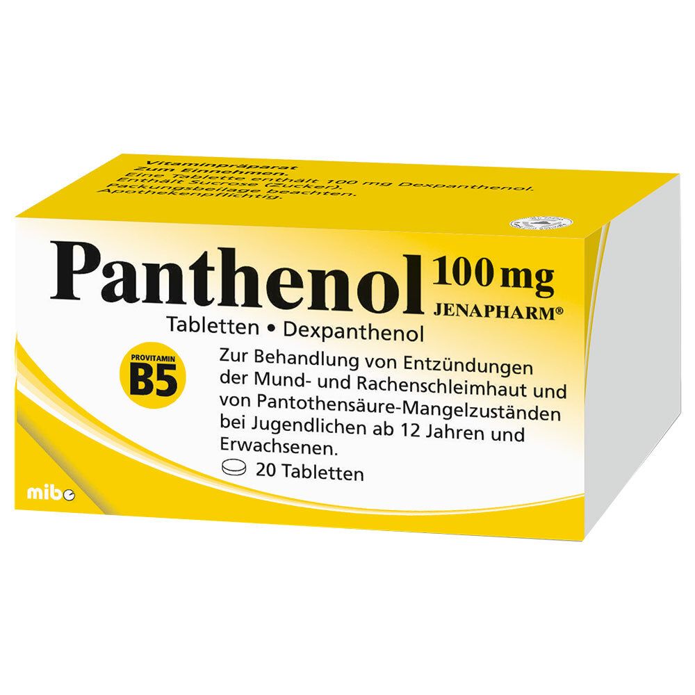Panthenol 100 mg Jenapharm® Tabletten