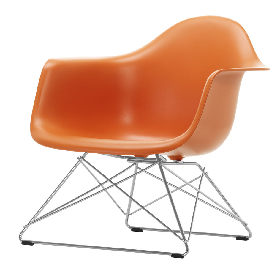 Fauteuil LAR RE chroom Rusty Orange