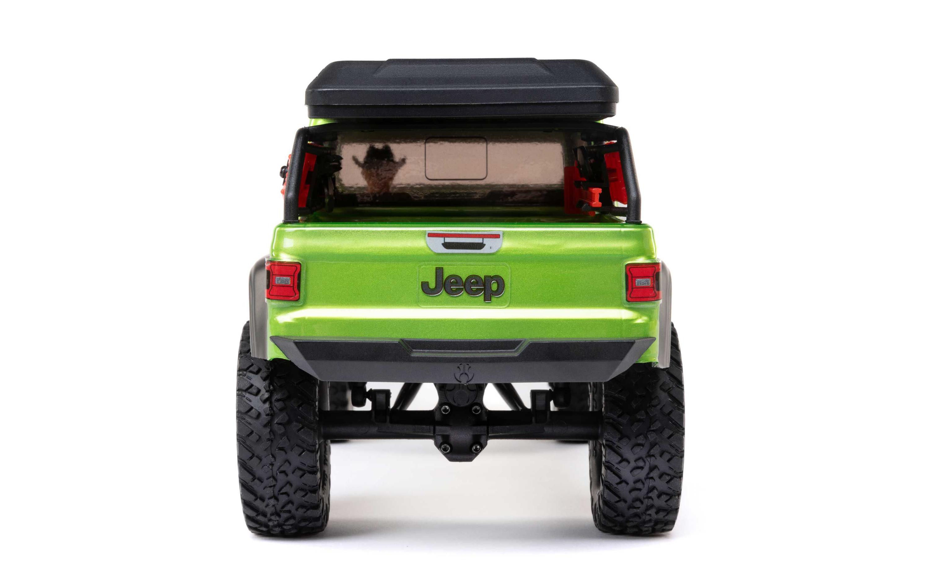 Scale Crawler SCX24 Jeep JT Gladiator Grün, RTR, 1:24<br>4WD Mini Crawler im Massstab 1:24