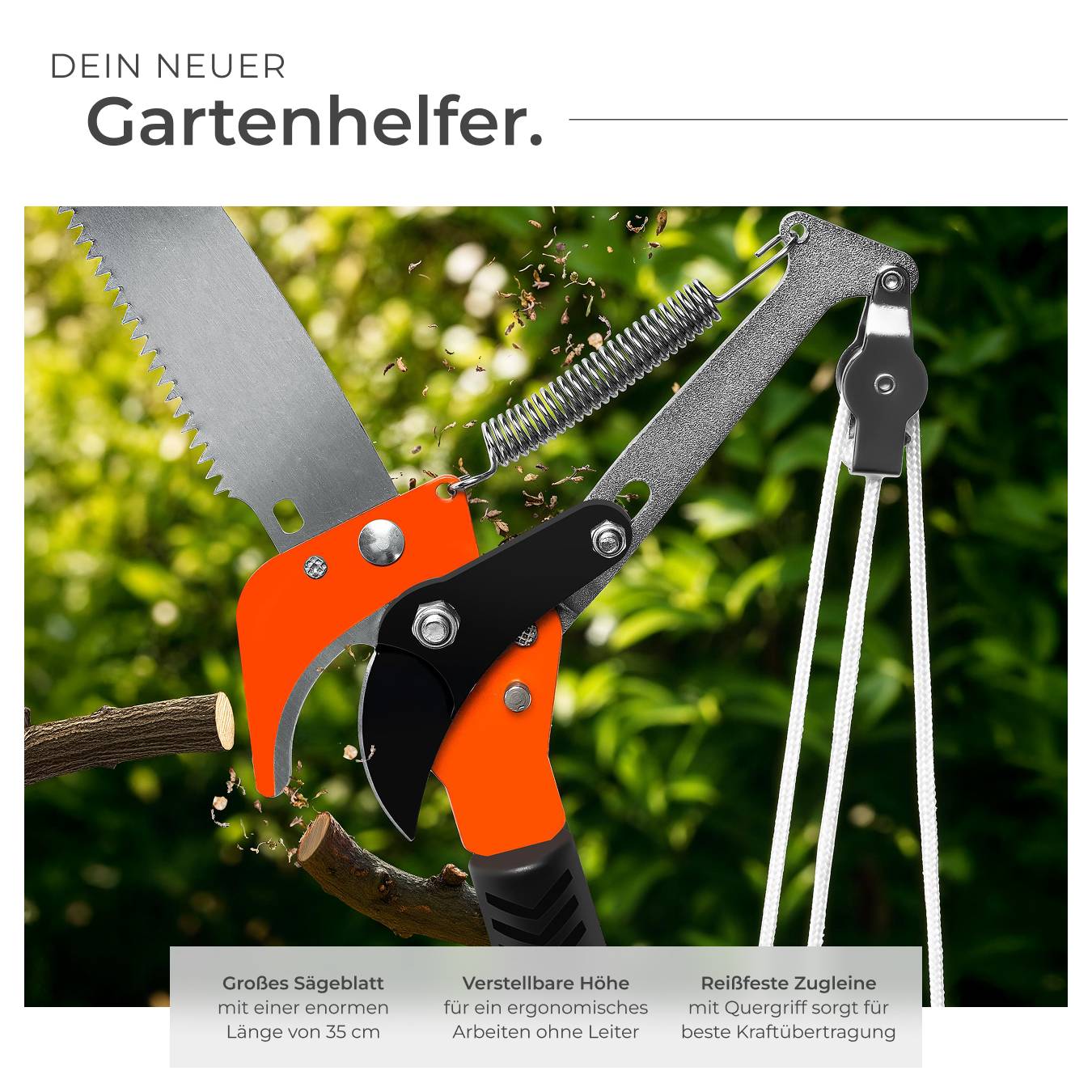 Teleskop-Astschere
