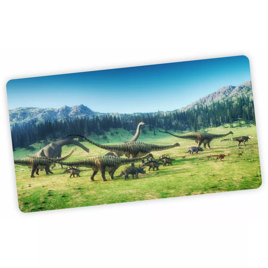 Nikima Schreibtischunterlagen XXL Vinyl Dino bunt