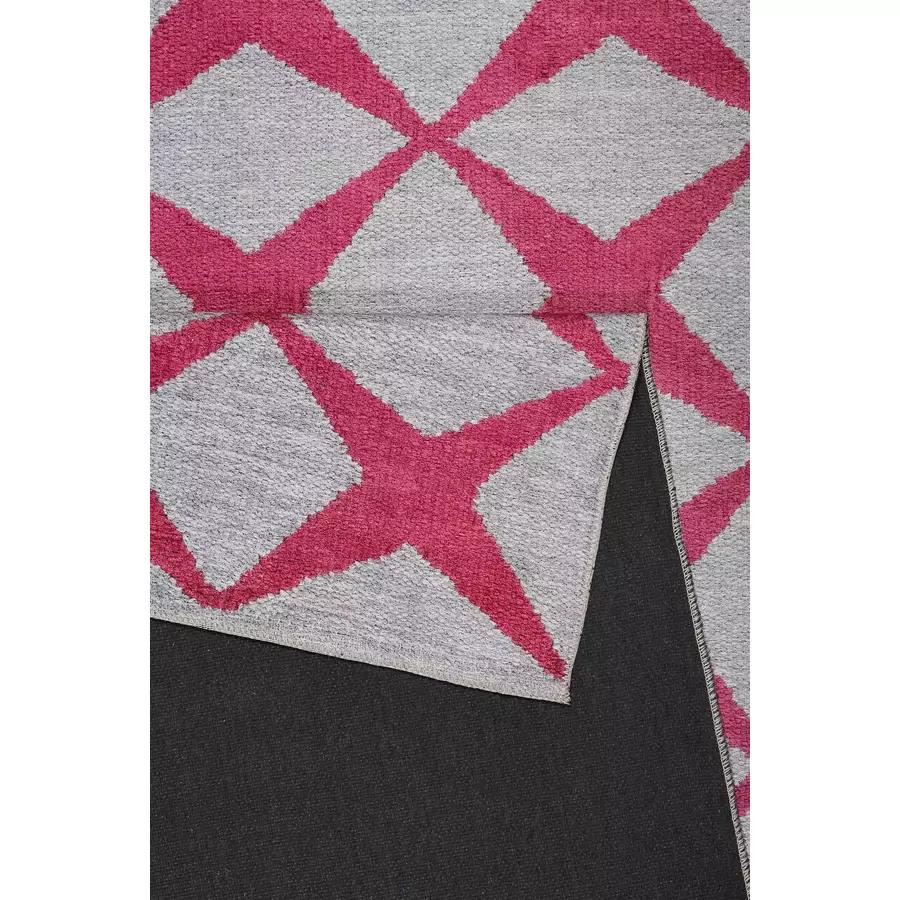 Esprit Kurzflorteppich CALEDON grau rot
